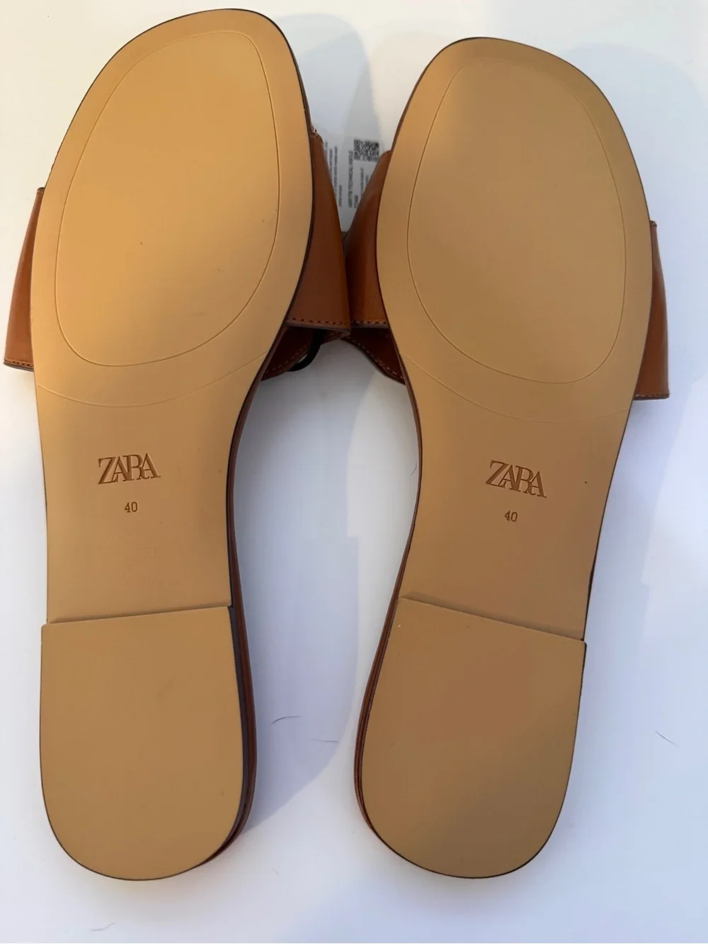 Zara Brown Braided-Link Slide Sandals - Picture 3 of 4